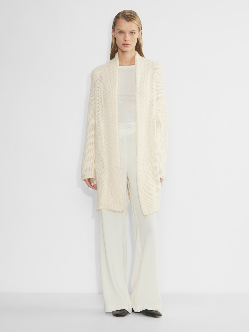 Aritzia Cashmere Oversized Open-Front Cardigan
